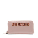 Portafoglio Donna Zip Around LOVE MOSCHINO linea Bold Love Metallic Powder