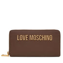 Portafoglio Donna Zip Around LOVE MOSCHINO linea Bold Love Testa di Moro