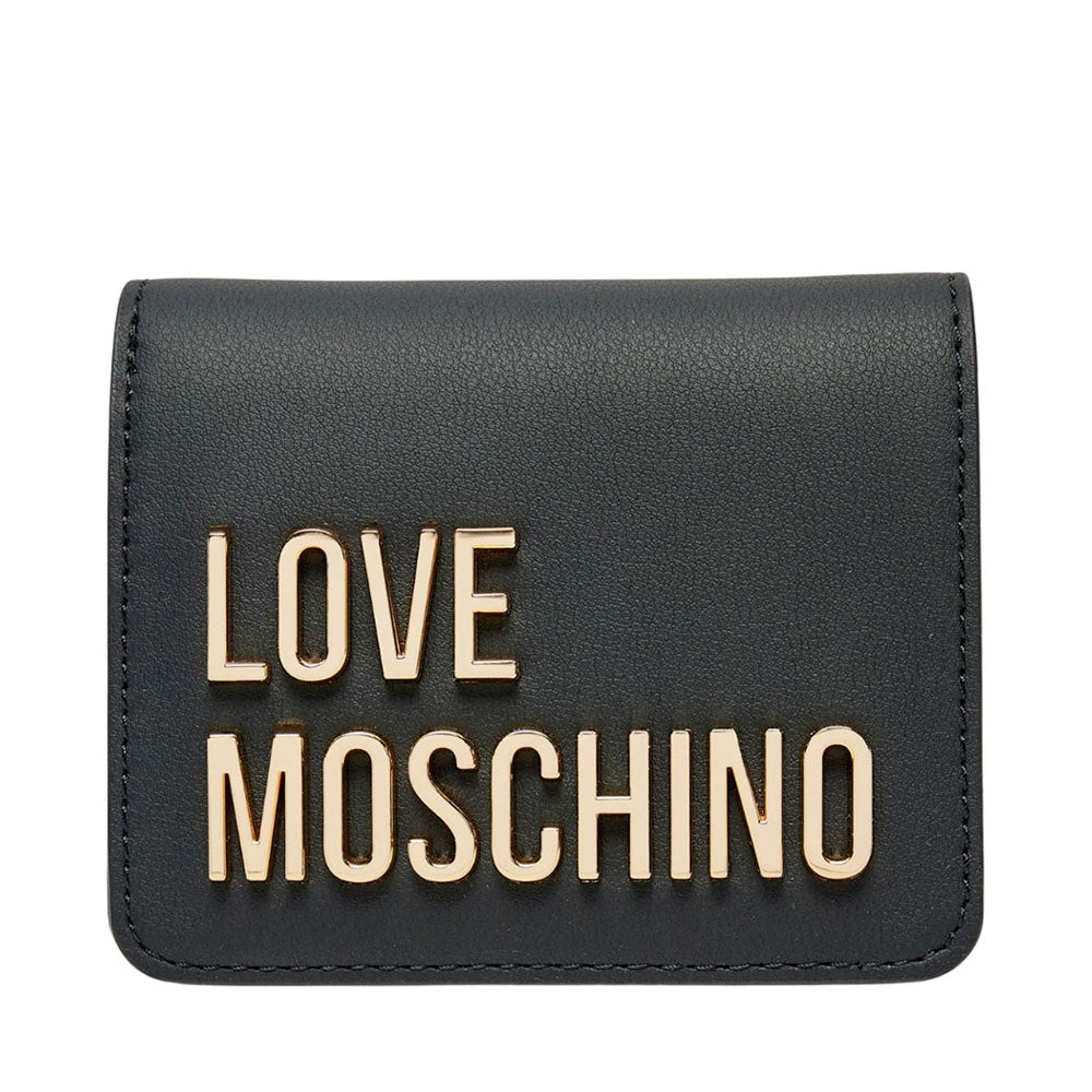 Portafoglio Donna Piccolo Trapuntato LOVE MOSCHINO linea Bold Love Nero