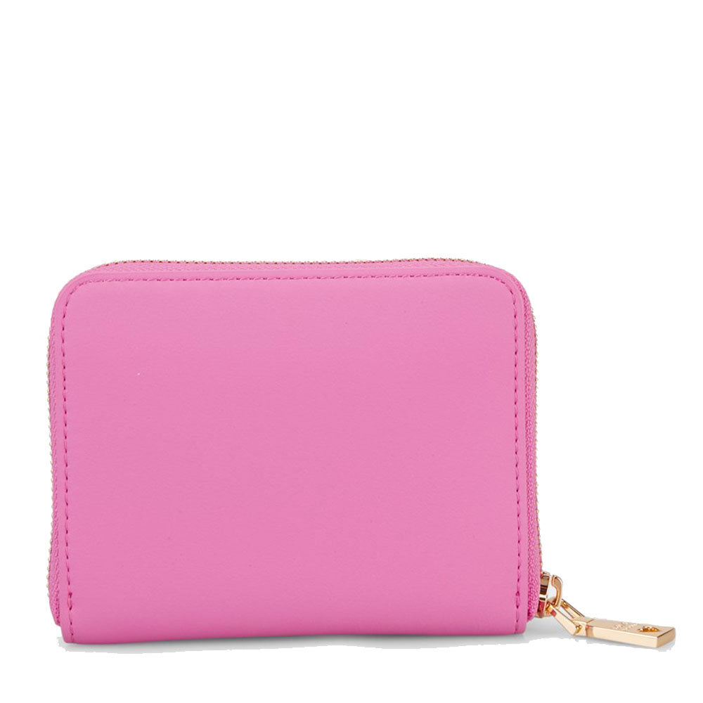 Portafoglio Donna Piccolo Zip Around LOVE MOSCHINO linea Bold Love Fuxia