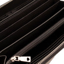 Portafoglio Donna Grande Zip Around LOVE MOSCHINO con Polsiera Nero e Nikel