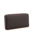Portafoglio Donna Grande Zip Around LOVE MOSCHINO con Polsiera Nero e Nikel