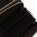 LOVE MOSCHINO Quilted Linie 
Damen Geldbörse Doppelfach Rundum-Reißverschluss in Schwarz