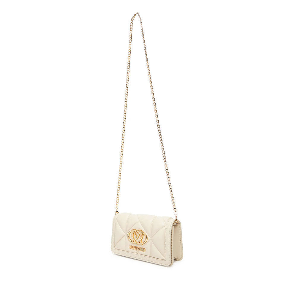 Cutch Trapuntata Donna LOVE MOSCHINO linea Embossed Avorio