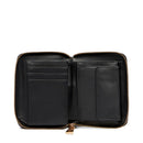 Portafoglio Piccolo Zip Around LOVE MOSCHINO linea Embossed Nero