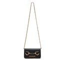Mini Clutch con Tracolla LOVE MOSCHINO linea Hearts Nero