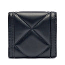 Portafoglio Piccolo Trapuntato con Bottone LOVE MOSCHINO linea Embossed Nero