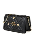 Mini Clutch con Tracolla LOVE MOSCHINO linea Jewel Hearts Nero