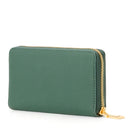 Portafoglio Donna Zip Around LOVE MOSCHINO Verde con Maxi Logo