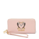 Portafoglio Donna Zip Around LOVE MOSCHINO linea Colorful Heart Rosa Cipria