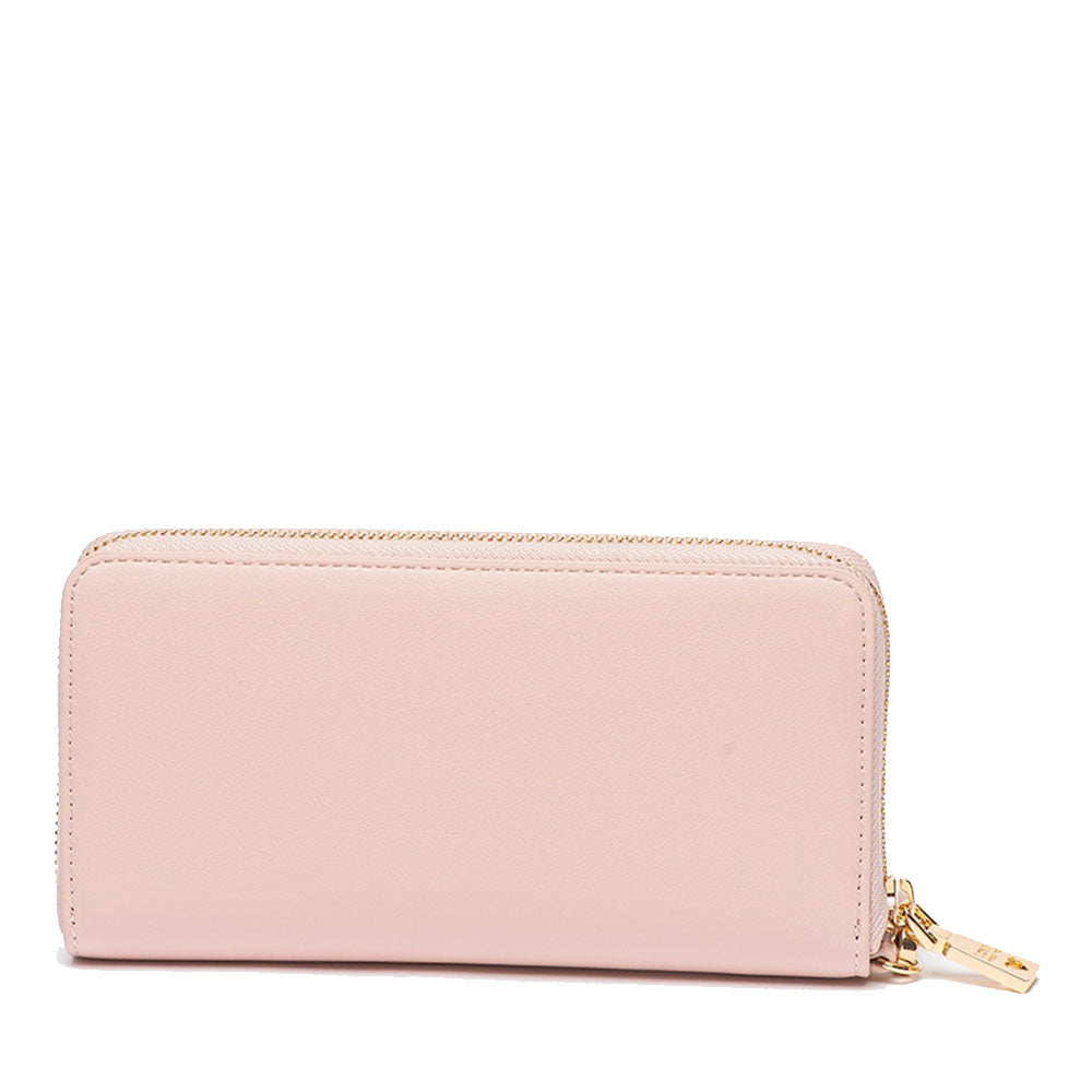 Portafoglio Donna Zip Around LOVE MOSCHINO linea Colorful Heart Rosa Cipria