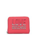 LOVE MOSCHINO,
Damen-Geldbörse mit Rundum-Reißverschluss in Fuchsia Farbe mit Logo-Schriftzug in Farbverlauf
