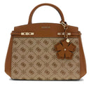 Borsa Donna a Mano GUESS Linea Melinda Colore Latte Logo