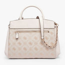 Borsa Donna a Mano GUESS Linea Melinda Colore Off White Logo