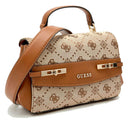Borsa Donna a Mano GUESS Linea Melinda Colore Latte Logo Misura Piccola