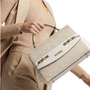 Borsa Donna a Mano GUESS Linea Melinda Colore Off White Logo Misura Piccola