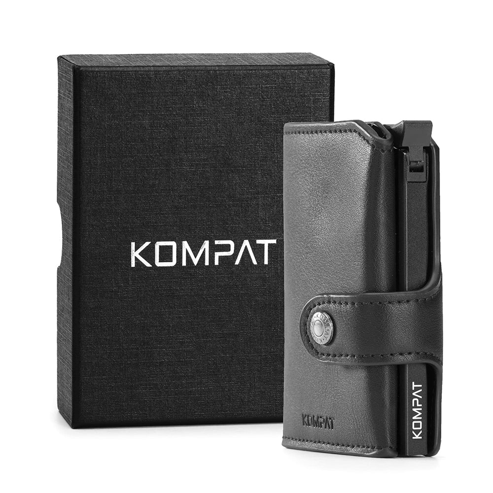 KOMPAT Kompat X-Line-Kartenhalter mit RFID-Farbe Braun