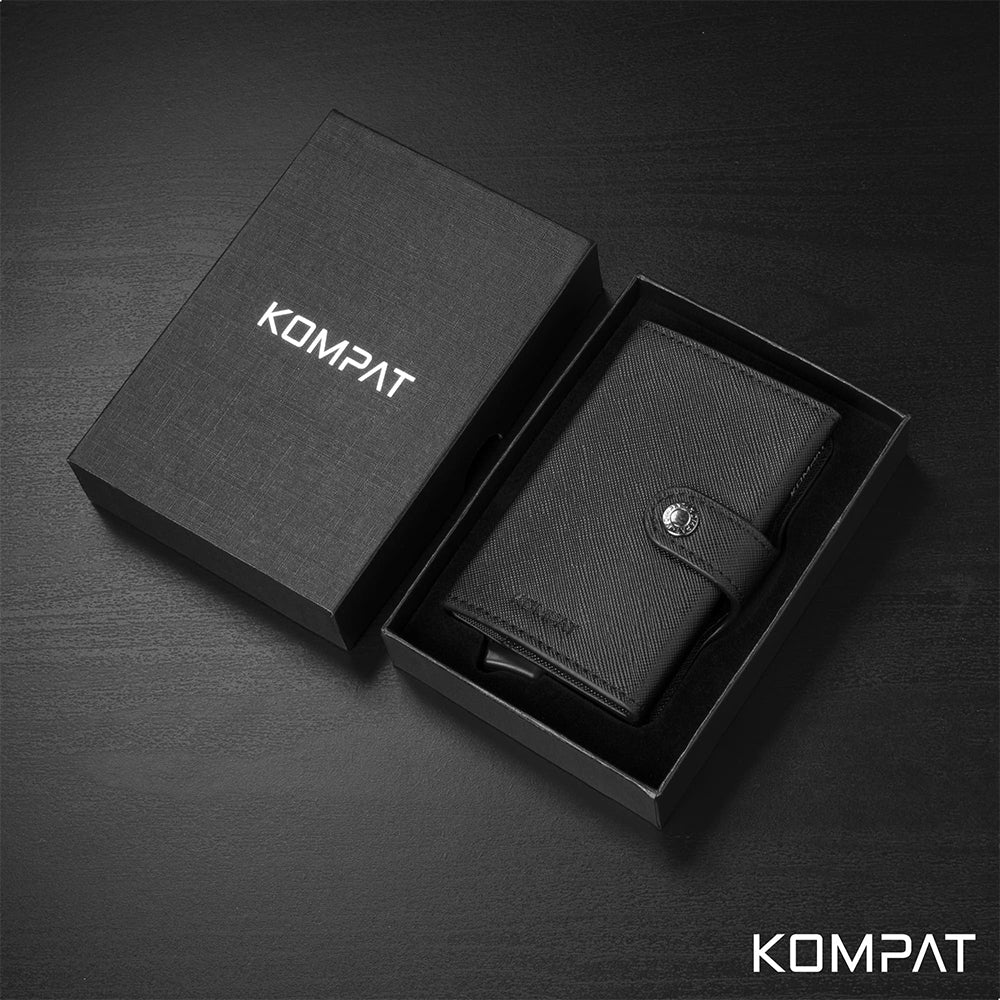 KOMPAT SX Card Holder with RFID in Vintage Grey