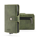 KOMPAT SX Card Holder with RFID in Vintage Green