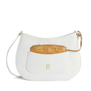 Damen-Umhängetasche Mezzaluna 1A Classe Alviero Martini Geo Marea-Linie Weiß LA40