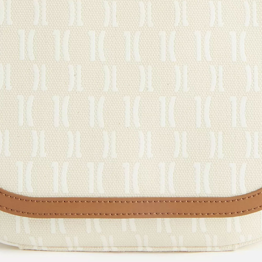 Damen-Umhängetasche 1A Classe Alviero Martini Geo Avana-Linie Farbe Ecru LA45