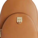 1A Classe Alviero Martini Damenrucksack Geo Summer Breeze Linie aus tabakfarbenem Leder LA60