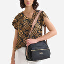 Borsa a Tracolla Tripla Portabilità 1A Classe Alviero Martini linea Nylon Eco Vibe Nero LA75