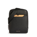 1A Classe Alviero Martini Trip Linie 
Kleine Herrentasche aus schwarzem Leder LA85