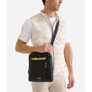 1A Classe Alviero Martini Trip Lederlinie LA86
Große Herrentasche in schwarzem Leder