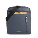 1A Classe Alviero Martini Trip linie 
Große Herrentasche aus Denimblauem Leder LA86