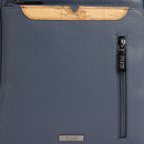 1A Classe Alviero Martini Trip linie 
Große Herrentasche aus Denimblauem Leder LA86