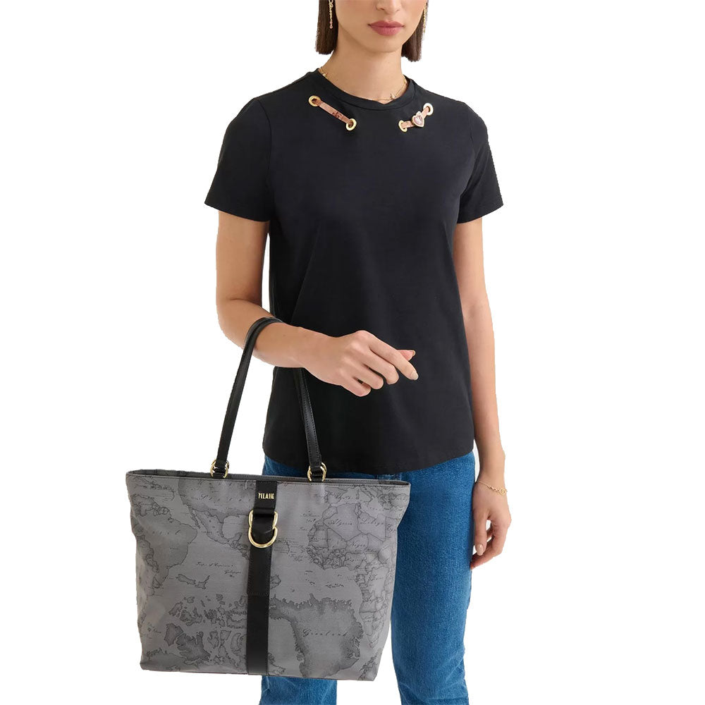 Einkaufstasche 1A Classe Alviero Martini Social Soft Line Geo Dark Print LA90