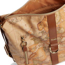 Borsa Sottospalla Doppia Portabilità 1A Classe Alviero Martini linea Social Soft Geo Classic e Castagna LA91