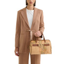 Box Handbag 1A Classe ALVIERO MARTINI 3D Geo in Geo Classic and Chestnut - LB01
