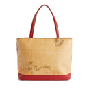 Shopping Bag 1A Classe Alviero Martini linea 3D Geo colore Geo Classic e Rosso LB03