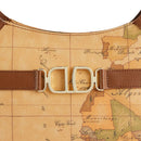 Women's Underarm Bag 1A Classe ALVIERO MARTINI 3D Geo in Geo Classic and Chestnut - LB04