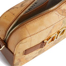 Women's Crossbody Bag 1A Classe ALVIERO MARTINI 3D Geo in Geo Classic and Chestnut - LB05