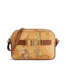 Women's Crossbody Bag 1A Classe ALVIERO MARTINI 3D Geo in Geo Classic and Chestnut - LB05