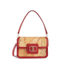 Borsa Donna a Mano con Tracolla 1A Classe Alviero Martini linea Frame Bag Geo Classic e Rosso LB10