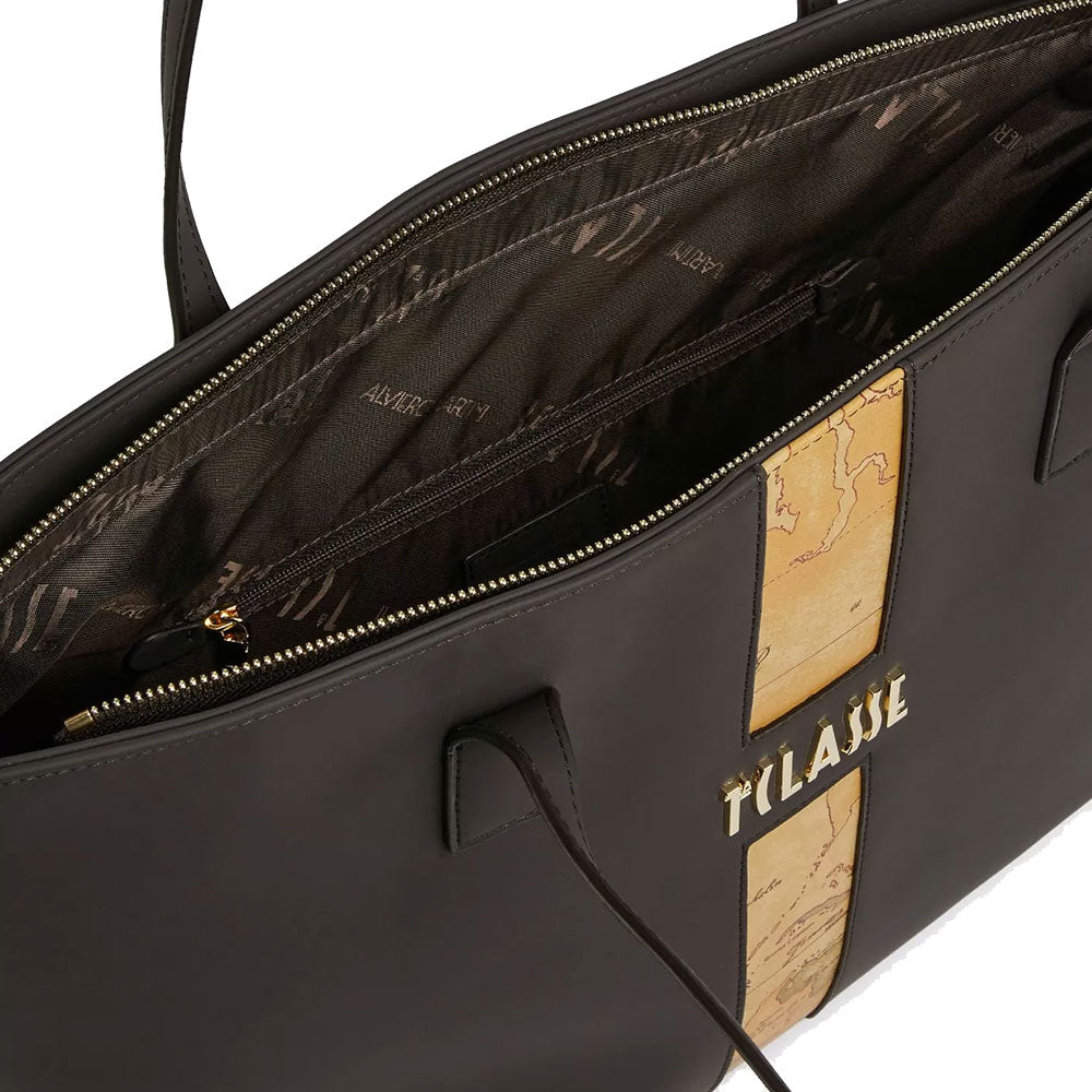 Shopping Bag 1A Classe Alviero Martini linea Journey Geo Ebano LB37