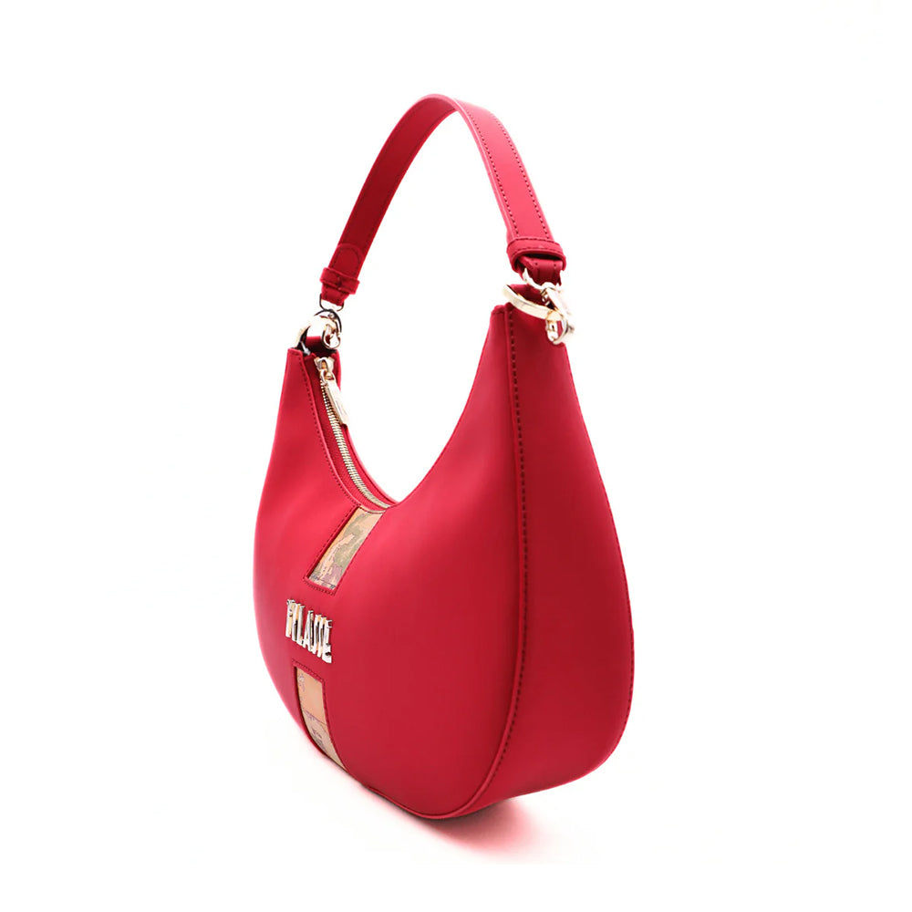 Borsa Sottospalla a Mezzaluna 1A Classe Alviero Martini linea Journey Geo Rosso Scuro LB39