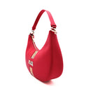 Borsa Sottospalla a Mezzaluna 1A Classe Alviero Martini linea Journey Geo Rosso Scuro LB39