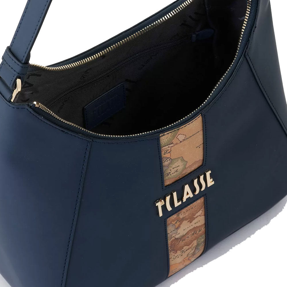 Hobo Bag Sottospalla 1A Classe Alviero Martini linea Journey Geo Blu Navy LB41