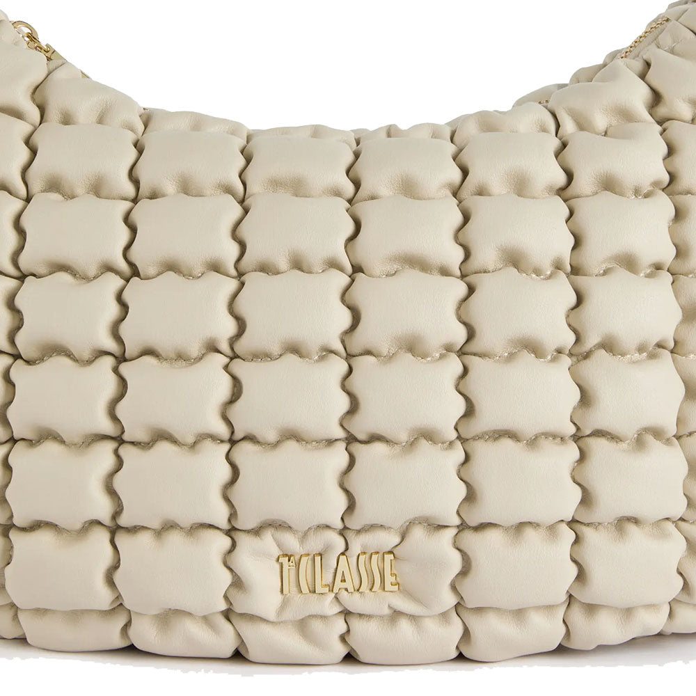 Borsa Mezzaluna a Tracolla 1A Classe Alviero Martini linea Turtle Beach Avorio LB73