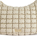 Borsa Mezzaluna a Tracolla 1A Classe Alviero Martini linea Turtle Beach Avorio LB73