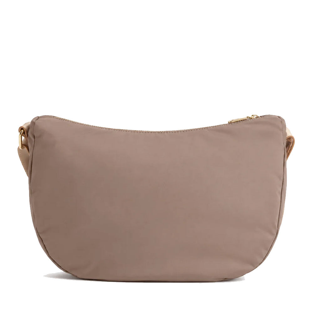 Mezzaluna Grande a Tracolla 1A Classe Alviero Martini linea Whisper Nylon color Roccia LB84