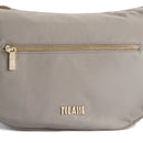Mezzaluna Grande a Tracolla 1A Classe Alviero Martini linea Stormy Nylon Tortora LB84
