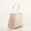 1A Classe Alviero Martini Java City Linie 
Shopping Bag in Elfenbein und Geo Weiß LB90