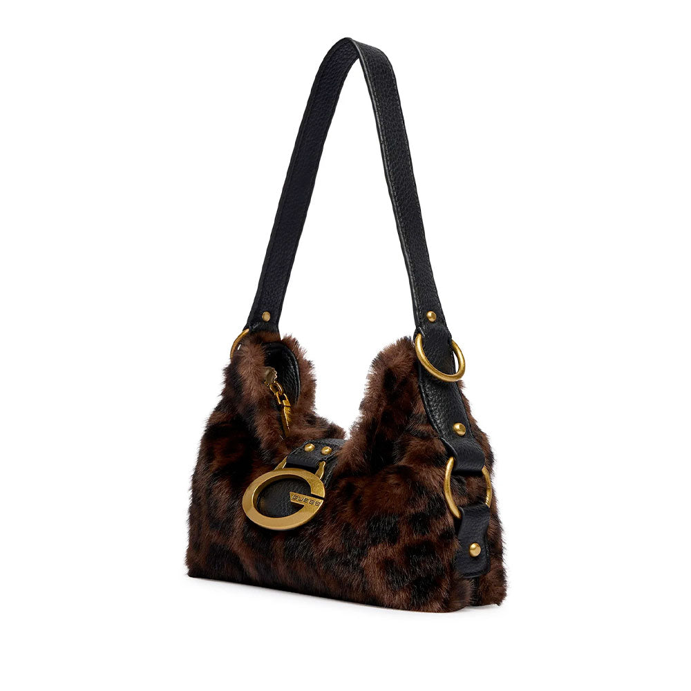 Borsa Donna Hobo a Spalla GUESS Linea Camden Colore Leopard