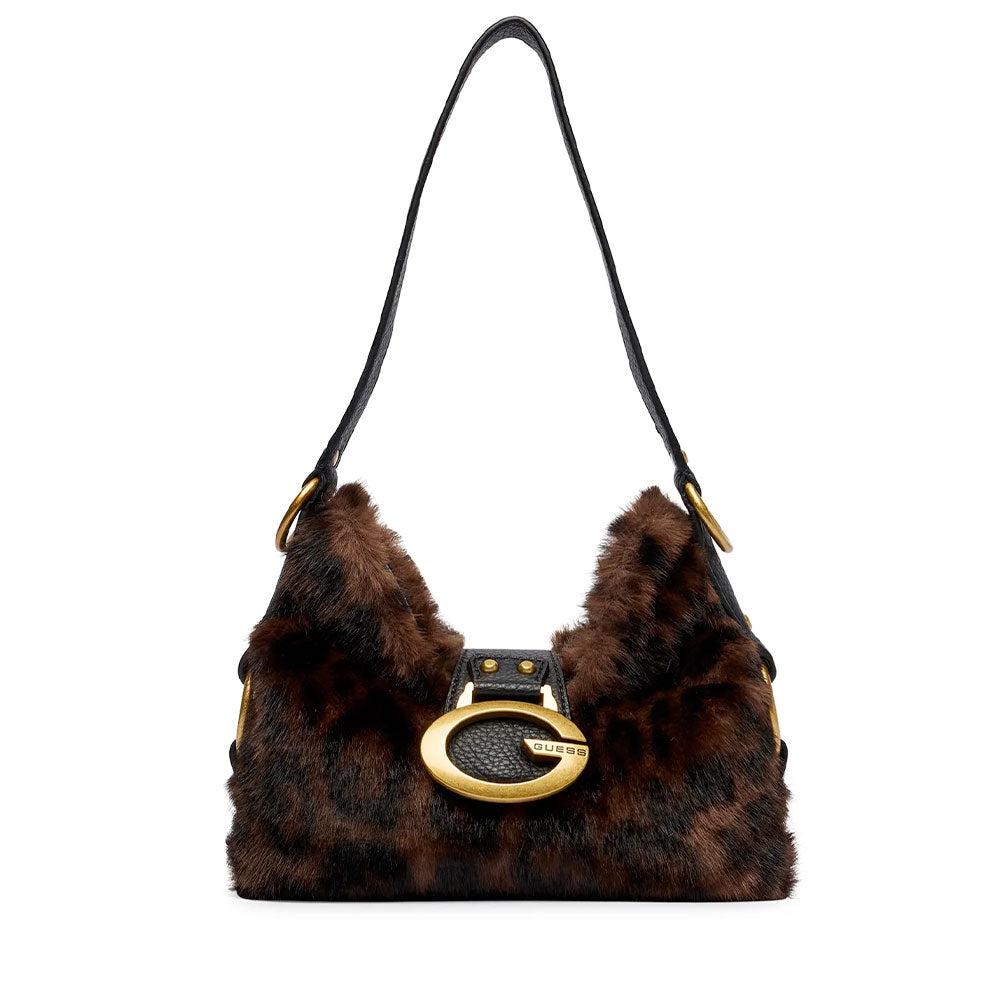 Borsa Donna Hobo a Spalla GUESS Linea Camden Colore Leopard